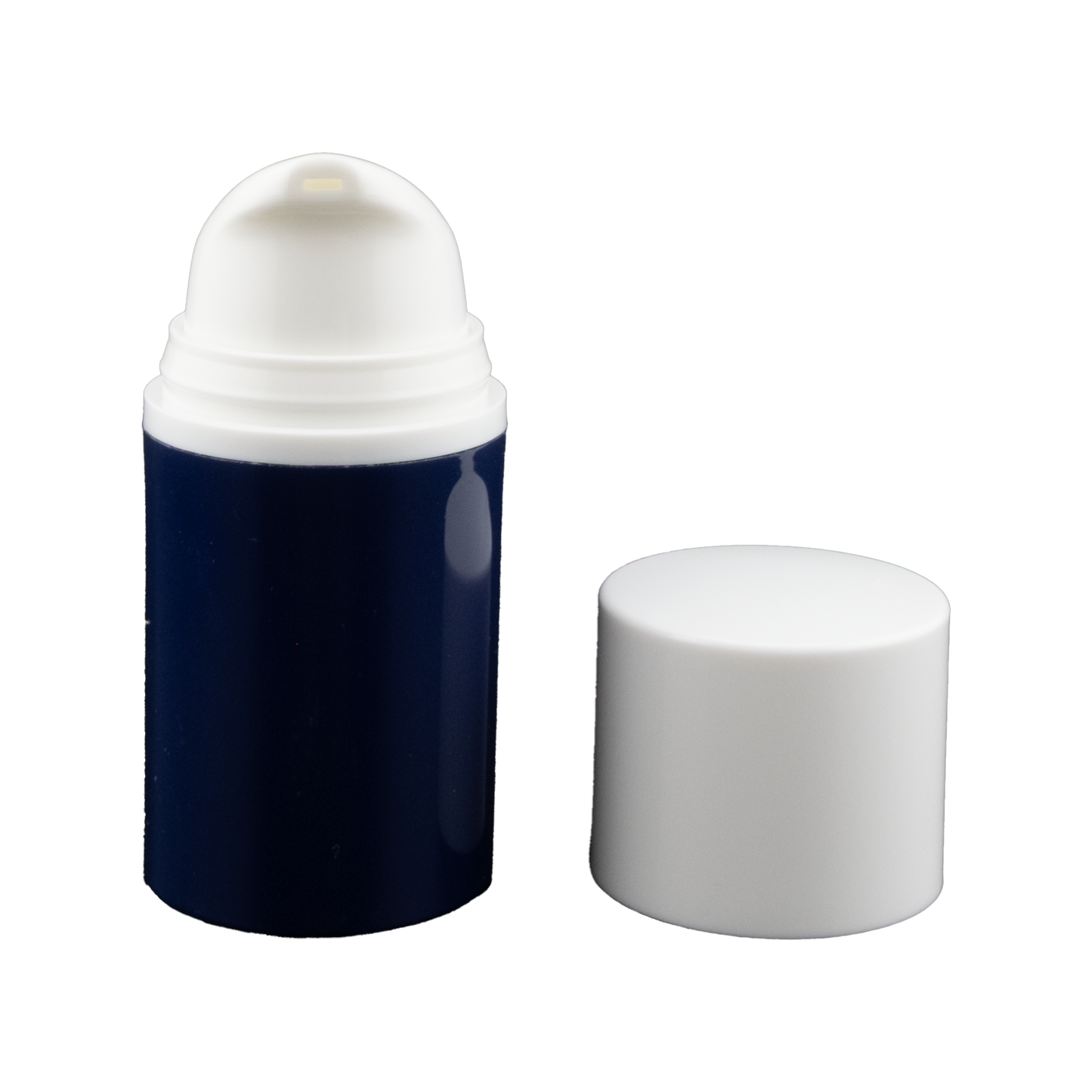 Dark Blue 15ml Airless Bottle for Serums Creams and Lotions