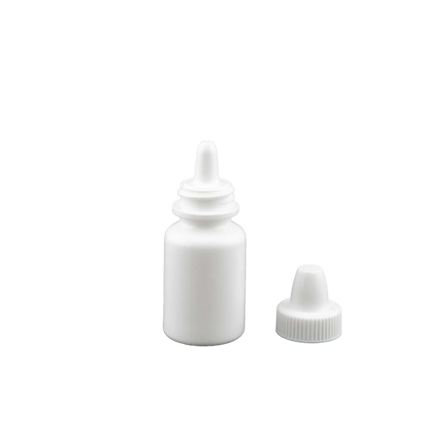 White 5 Milliliter Eye Dropper Bottle for Precise Dispensing