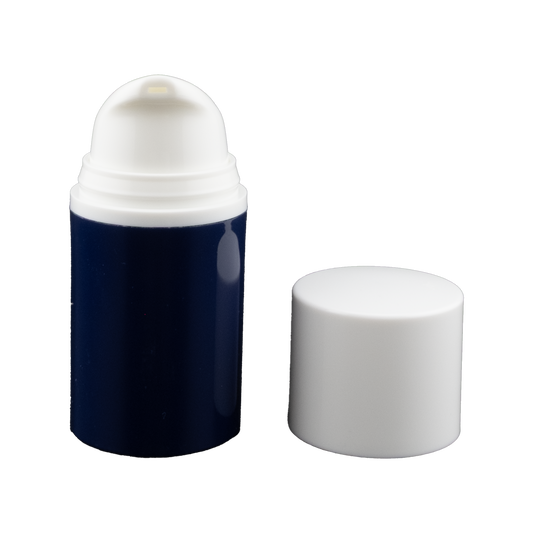 Dark Blue 15ml Airless Bottle