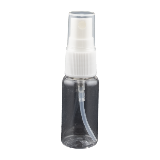 Clear 20ml spray bottle PET